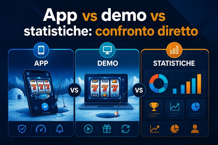 App vs demo vs statistiche: confronto diretto