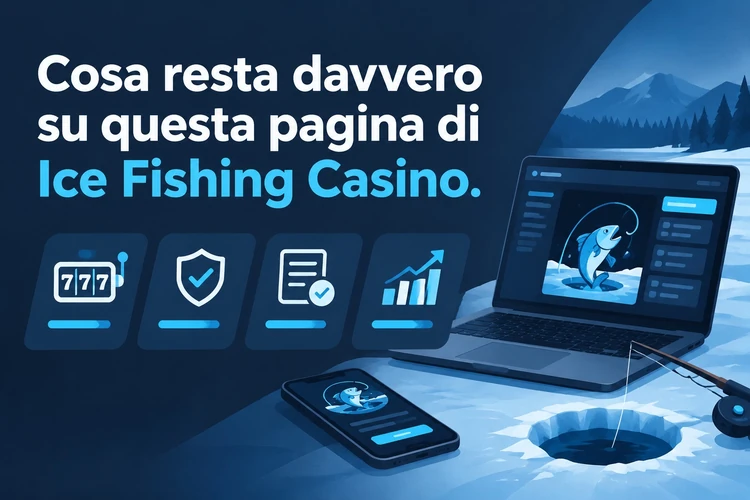 Cosa resta davvero su questa pagina di Ice Fishing Casino